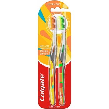 Colgate SlimSoft Design Edition měkký 2 ks