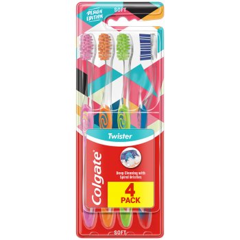 Colgate Twister Design Edition Měkký 4 ks