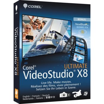 Corel VideoStudio Ultimate X8, 1 uživatel, Win, Multilang. 791015