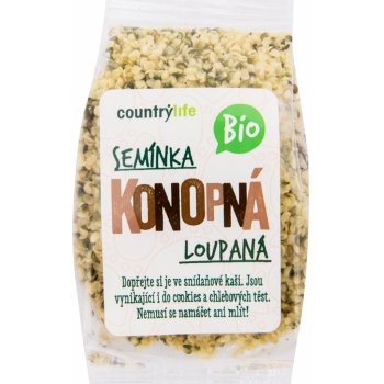 Country Life Konopná semínka loupaná BIO 100 g