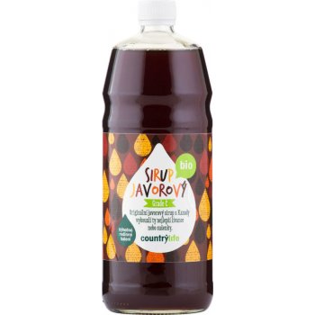 Country Life Sirup javorový Grade C Bio 1000 ml