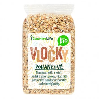 Country Life Vločky pohankové Bio 250 g