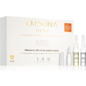 Crescina Transdermic 500 Re-Growth and Anti-Hair Loss proti vypadávání vlasů pro ženy 20 x 3,5 ml