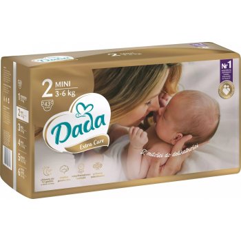 Dada Extra Care 2 MINI 3-6 kg 43 ks