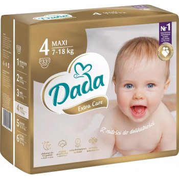 Dada Extra Care 4 MAXI 7-18 kg 33 ks