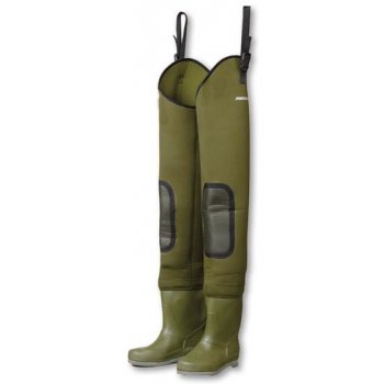 DAM Brodící kalhoty Fighter Pro+ Neoprene Hip Waders Cleated Sole