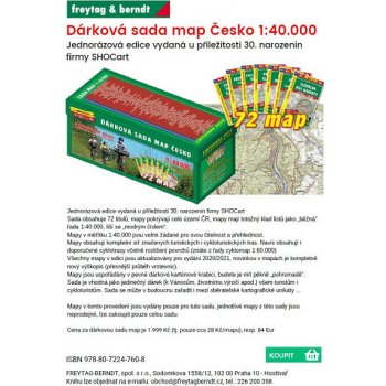 DÁRKOVÁ SADA MAP 1:40 000 -