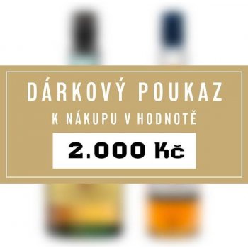 Dárkový poukaz 2000 Kč