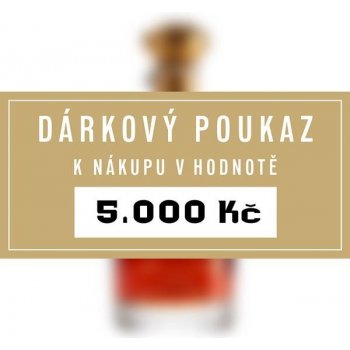 Dárkový poukaz 5000 Kč