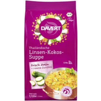 Davert Bio Polévka čočková s kokosem 6 x 175 g