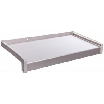 DEOKORK Venkovní hliníkový tažený parapet nos 40 mm 50x500 mm Stříbrná ELOX CO