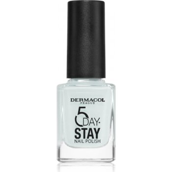 Dermacol 5 Day Stay dlouhotrvající lak na nehty 56 Artic White 11 ml