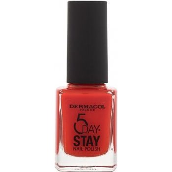 Dermacol 5 Day Stay lak na nehty 21 Monroe Red 11 ml