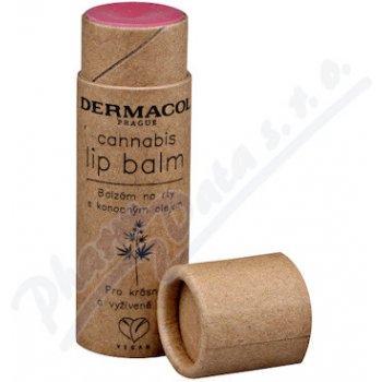 Dermacol Cannabis Lip Balm Zklidňující balzám na rty s konopným olejem 10 g