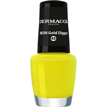 Dermacol Lak na nehty Neon Gold Digger 43 5 ml