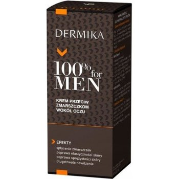 Dermika 100% for Men protivráskový oční krém 15 ml