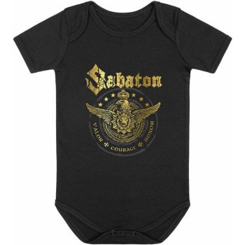 Dětské body METAL KIDS Sabaton Wings of Glory černá