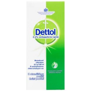 Dettol 0.2% antiseptický sprej drm.spr.sol.1 x 100 ml