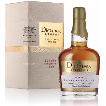 Dictador Jerarquia Borbon 1991 29y 41% 0,7 l (karton)