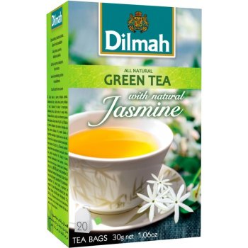 Dilmah Gourmet Jasmine Petals čaj zelený s jasmínovými květy 20 x 1,5 g