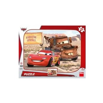 Dino Walt Disney Cars Blesk & Burák tvarové 12 dílků