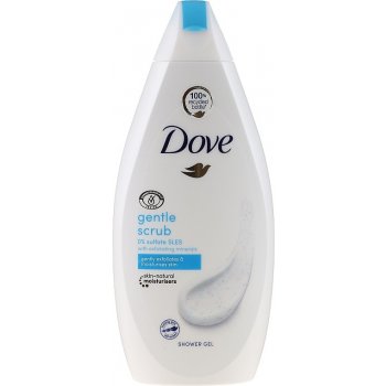 Dove Gentle Exfoliating vyživující sprchový gel s peelingovým efektem 250 ml