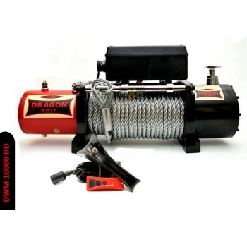 DRAGONWINCH Naviják Dragon Winch Maverick DWM 10000 HD, 12V, ocelové lano.