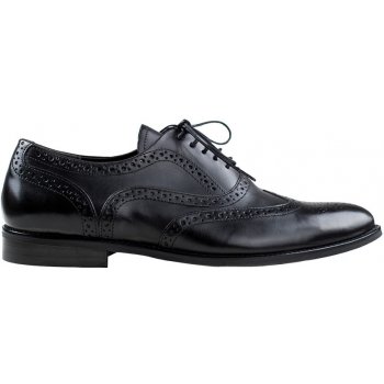 Duo men kožené oxfordky Perucci černé