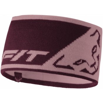 Dynafit Leopard Logo Headband červená/růžová