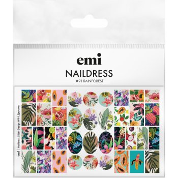 E.Mi Vodolepka Naildress Slider Design 91 Rainforest