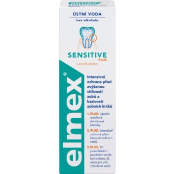 Elmex Úsní voda Sensitive Plus pro citlivé zuby 400 ml