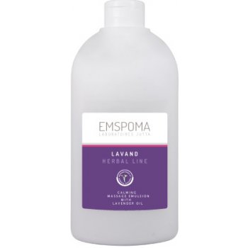 Emspoma Herbal Line Levand masážní emulze 1000 ml