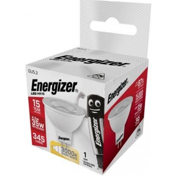 Energizer LED žárovka GU5,3 4,8W Eq 50W ,napětí 12V S8832 Teplá bílá