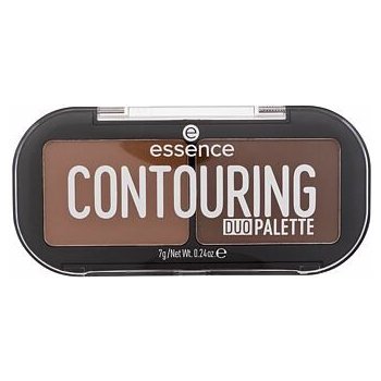 Essence Contouring Duo Palette konturovací paletka 20 Darker Skin 7 g