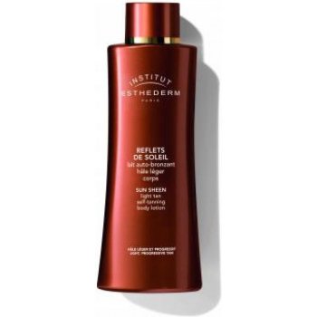 Esthederm Sun Sheen Light tan self-tanning body lotiona s pumpičkou 150 ml