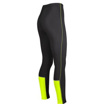 Etape Dětské Leggy černá/žlutá fluo