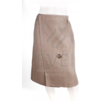 EVEI - Kilt do sauny pánsky 75% len 25% bavlna 85x140cm hnědá