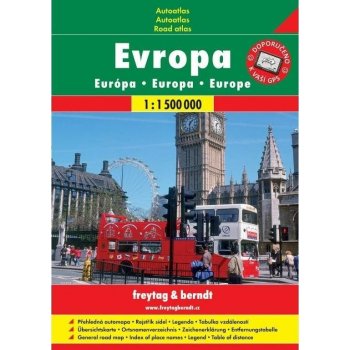 EVROPA 1: 1,5 000 000 AUTOATLAS SEŠIT BROŽ.