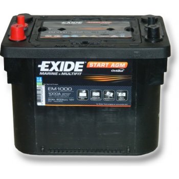 Exide Start AGM 12V 50Ah 800A EM1000