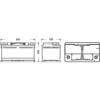 Exide Start-Stop EFB 12V 75Ah 730A EL752