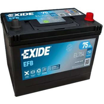 Exide Start-Stop EFB 12V 75Ah 750A EL754