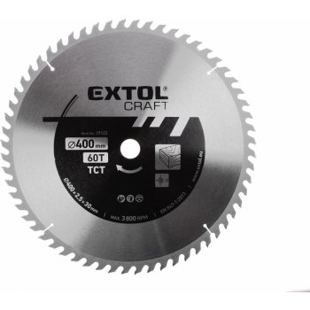 EXTOL CRAFT kotouč pilový s SK plátky, 600x3,0x30mm, 19128