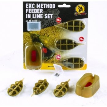 Extra Carp method feeder set 20g,30g,40g + formička