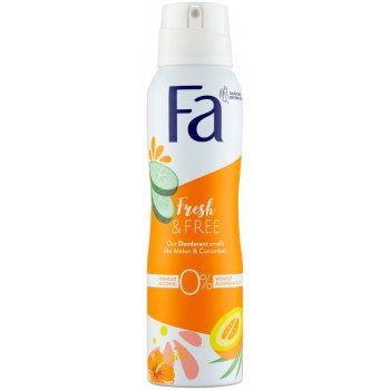 Fa Fresh & Free Cucumber & Melon deospray 150 ml