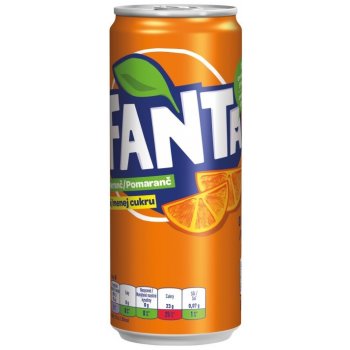 Fanta Pomeranč 0,33 l