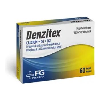 FG Pharma Denzitex Ca+D3+K2 60 kapslí