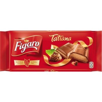 Figaro Tatiana mléčná s lískooříškovou náplní 90 g