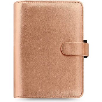 Filofax Saffiano A6 týdenní 2024 rose gold