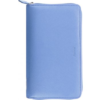 Filofax Saffiano ZIP Compact A6 týdenní 2022 modrý