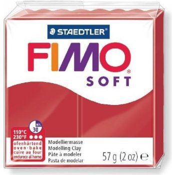 FIMO Soft tmavě červená 57 g